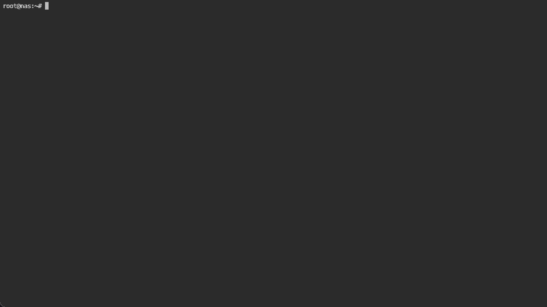 NovaNAS Built-in Terminal
